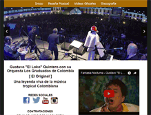 Tablet Screenshot of lokoquintero.com